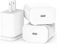 LUOATIP iPhone 15 14 13 12 11 Charger Cube 3-Pack