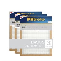 Filtrete 20 x 25 x 1 Basic Air Filter (3-Pack)