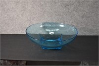 Hazel Atlas Capri Blue Glass Bowl