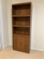 Oak Bookcase/Cabinet