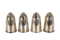 FOUR GORHAM AMERICAN SILVER SALT & PEPPER SHAKERS