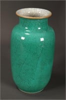 Chinese Green Crackle Glaze Vase,