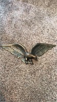 Bronze colored approximately 16” eagle wall