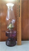 Beautiful Oil lamp-16” tall