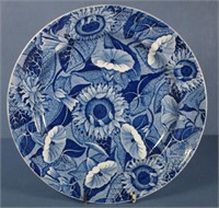 Spode blue & white 'Convolvulus' pattern plate