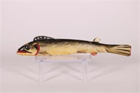 6.75 Walleye Fish Spearing Decoy by Oscar Peterson
