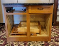 Marble Top Kitchen Island