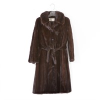 A Lady's 3/4 Length Mink Coat