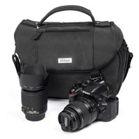 Nikon D5200 Camera w/ Two Nikkor Lenses & Case.