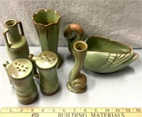 Frankoma vases/salt and pepper shakers/goose