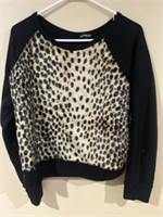 Cheetah print shirt S