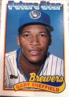 1989 Topps #343 Gary Sheffield Card