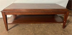 Modern Traditional Cherry Rectangle Coffee Table
