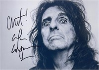 Autograph COA Alice Cooper Photo