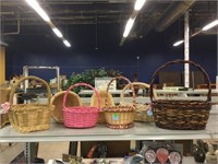 Assorted Wicker Baskets