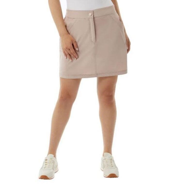 32 Degrees Women's XXL Casual Skort, Beige XXL