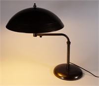 Mid Century Modern UFO Saucer Swivel Arm Desk Lamp
