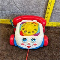 Fisher Price Telephone Pull Toy by Mattel