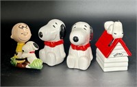 Snoopy and Charlie brown Collectible Salt and