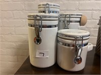 SET OF CERAMIC CANISTERS