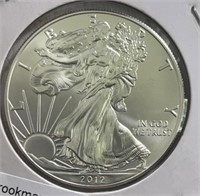 2012 American Eagle Silver GEM BU