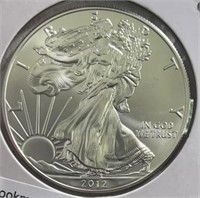 2012 American Eagle Silver GEM BU