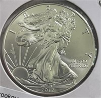 2012 American Eagle Silver GEM BU