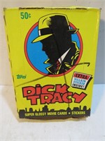 1990 Dick Tracy Movie Topps Trading Cards Wax Box
