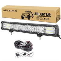 AUXTINGS 22 inch 324W LED Light Bar Triple Row Sp