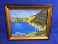 Marcello Dibarbora Mouth Painter Artist Framed,