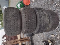 4 Mixed Mower Tires