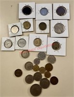 1870-1998 Spanish Coins (living room shelf)