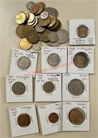 Malaysian Coins (living room shelf)