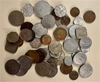 India Coins (living room shelf)