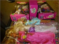 3 Boxes of Barbie items