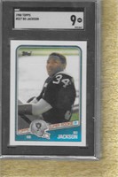 1988 Topps Bo Jackson Rookie SGC 9