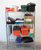 Shelving Unit & Contents - Power Tools, Assorted