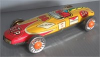 Vintage tin race car. Marked Gurel. Measures: 9.5"