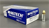 Mag Tech 9mm 115Gr. FMJ Steel Ammo -50 Rds.