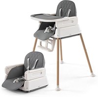 $89-3 in 1 Baby High Chair, Adjustable Convertible
