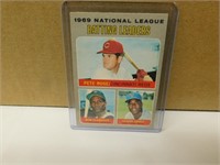 1969 NL Balling Leaders #61 Rose / Clemente