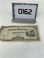 Japanese Government 10 Pesos
