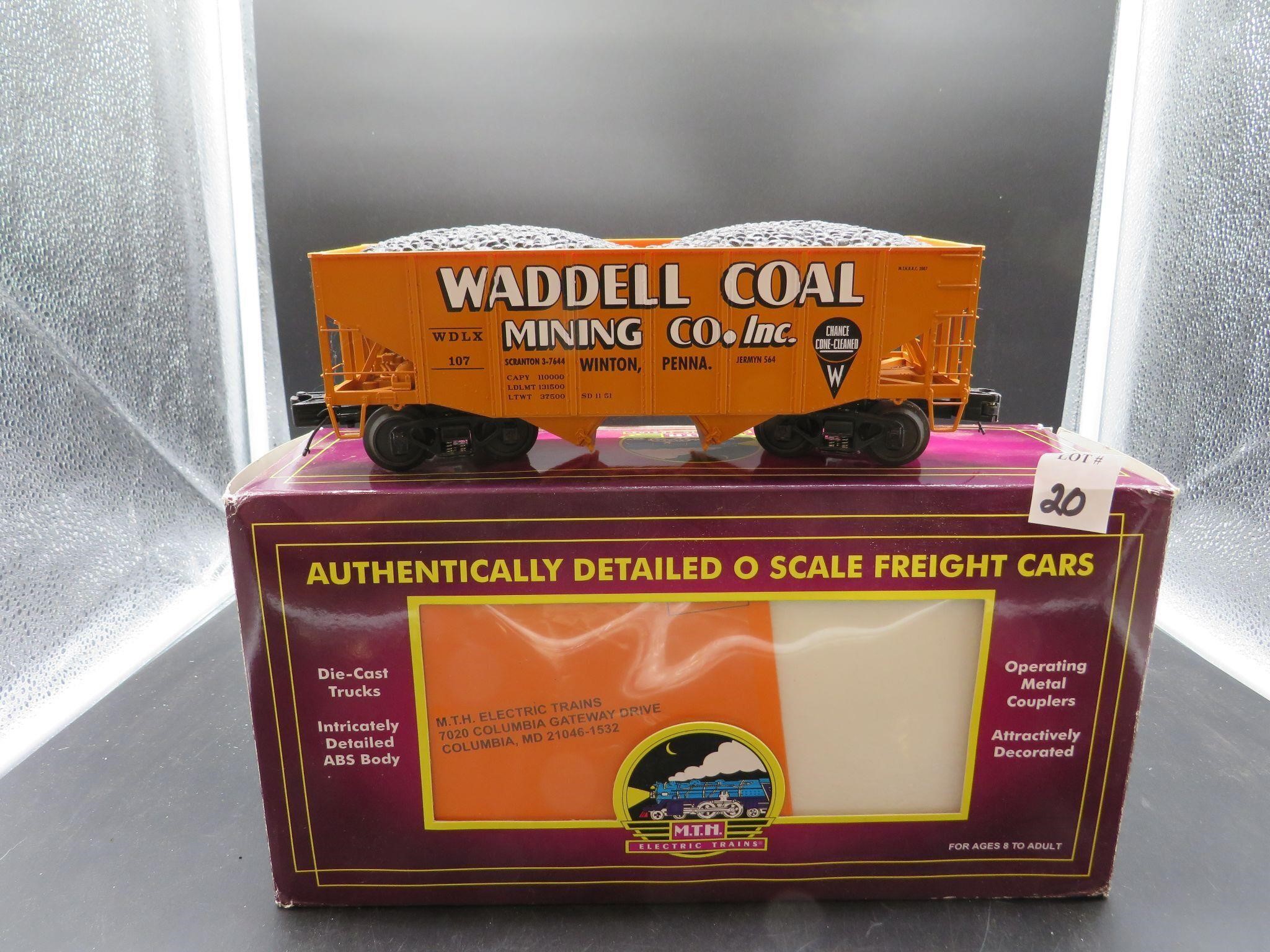 MTH Waddell Coal 2 Bay Fish Belly Hopper 20-97200