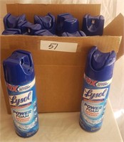 Lysol Power Foam Bathroom Cleaner 10 cans