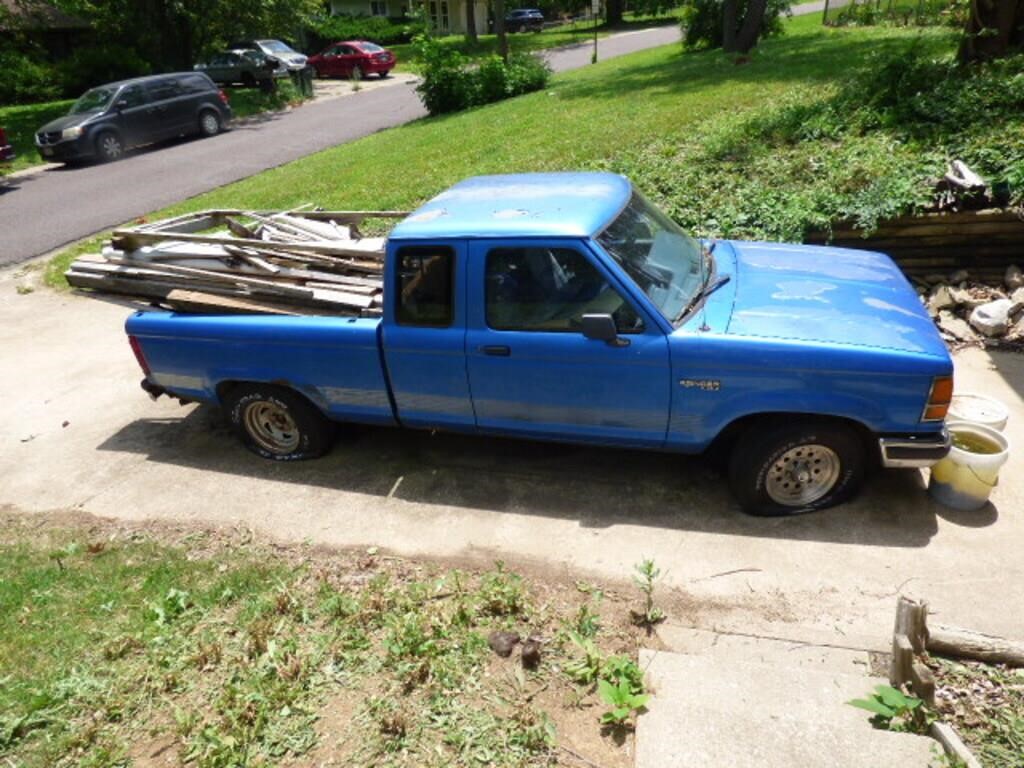 1992 FORD RANGER WITH TITLE CONDITION ? AS-IS