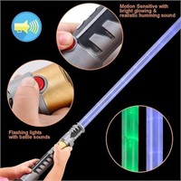 2-in-1 LED Light Up Sword FX Double Bladed Dual