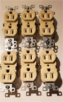 6 New 15Amp Receptacle Hospital Grade Ivory Color