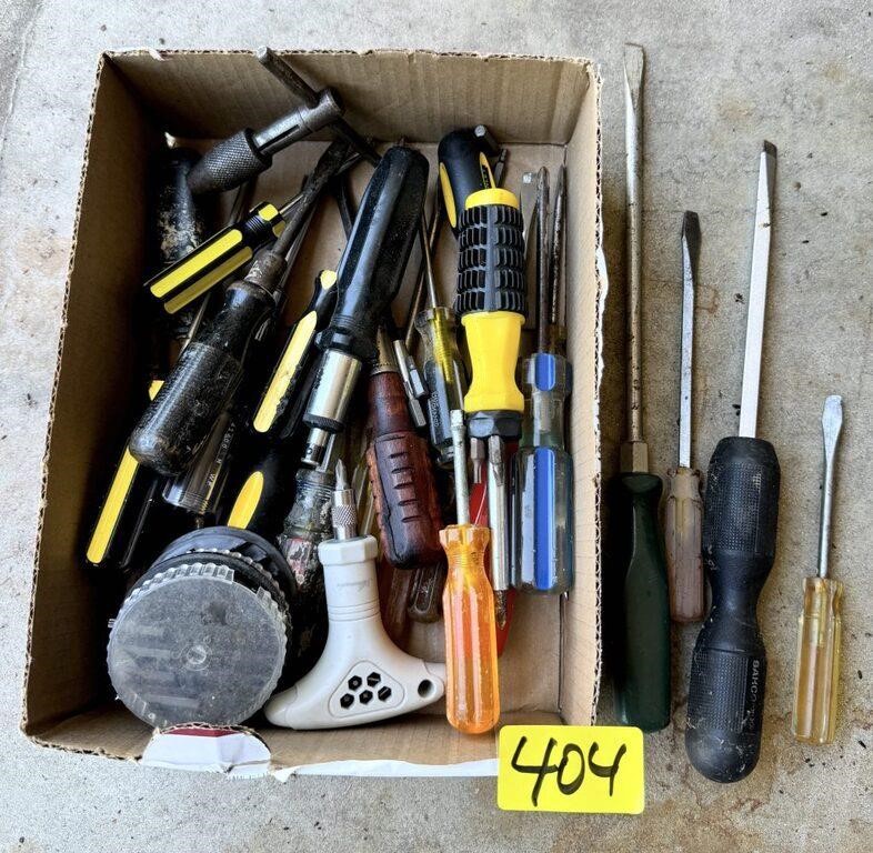Garage Lot - Mixed Tools, Screwdrivers & More