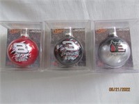 3 Nascar Collectibles Christmas Ornaments