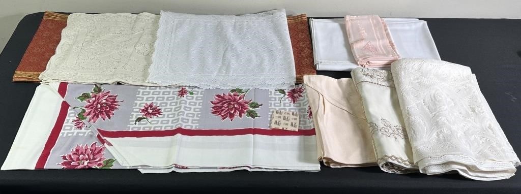 Tablecloths w/ Table Runners, Many Styles